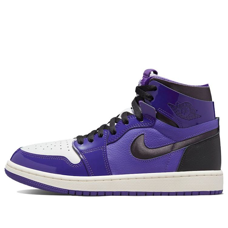 (WMNS) Air Jordan 1 Zoom Comfort 'Court Purple Patent'  CT0979-505 Signature Shoe
